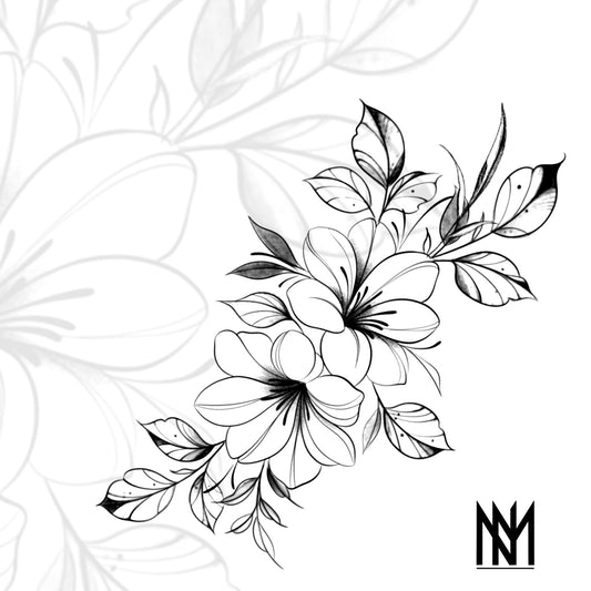 Timeless Blooms: Floral Tattoo Flash for Every Style